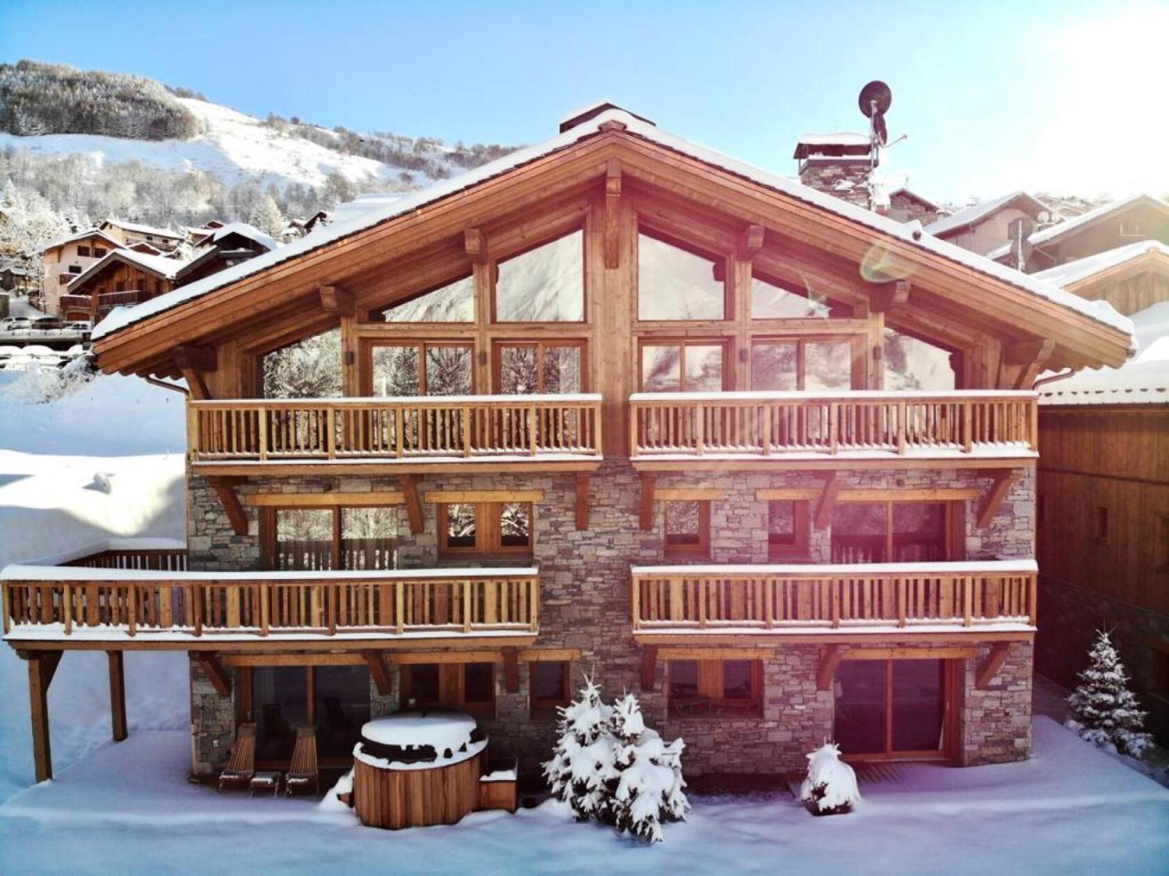 Les Chalets Du Cheval Noir - Appartement Neuf 4 Pieces 8 Personnes Avec Vue La Vallee Mae-2174 แซ็ง-มาร์แต็ง-เดอ-แบลวีย์ ภายนอก รูปภาพ